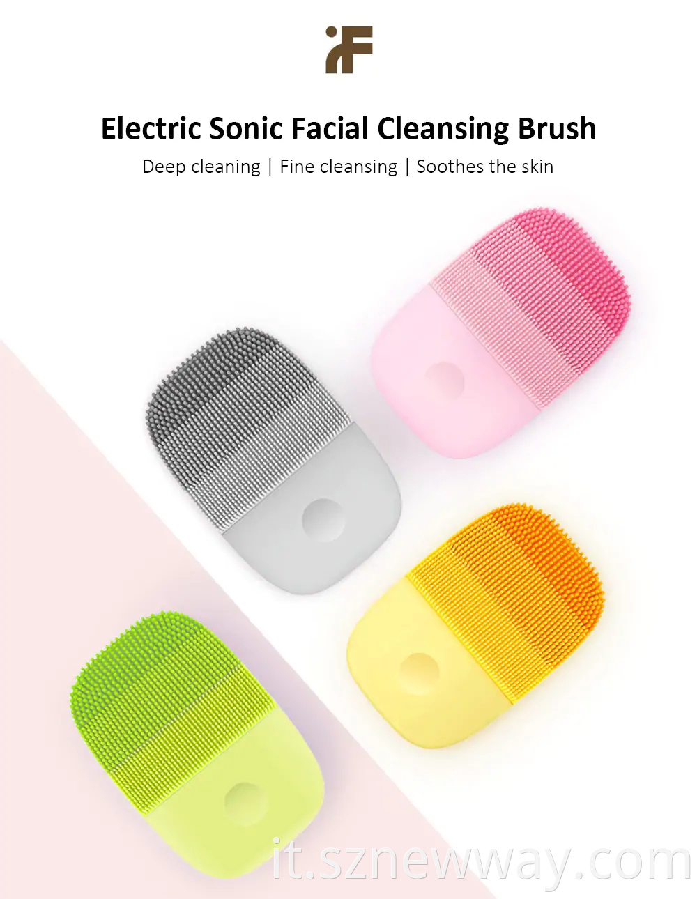 Inface Electric Deep Facial Cleaning Massage Brush